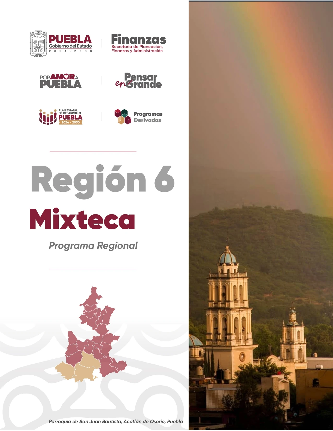 Portada del programa regional de la Region 6 Mixteca