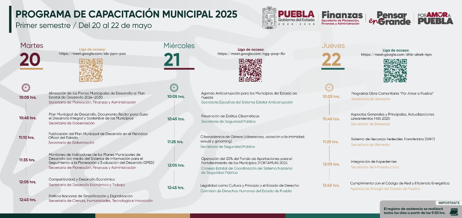 Programa de Capacitación Municipal 2025 1er Semestre