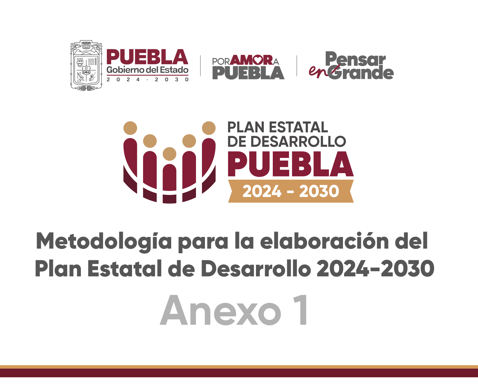 Anexo 1: Metodología para la elaboración del Plan Estatal de Desarrollo 2024-2030