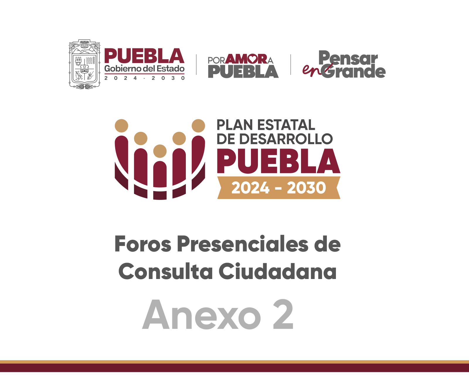Anexo 2: Foros Presenciales de Consulta Ciudadana