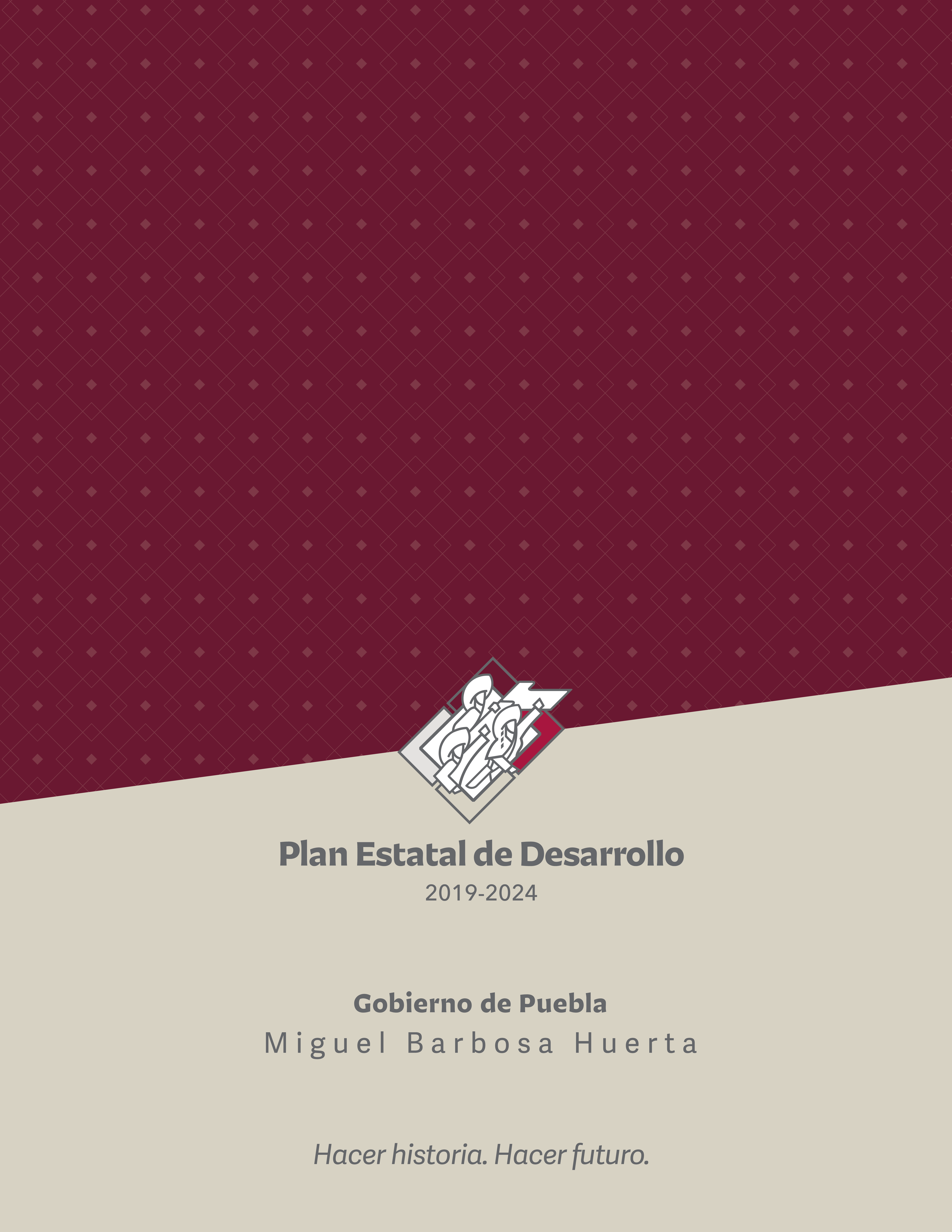 Portada del Plan Estatal de Desarrollo 2019-2024