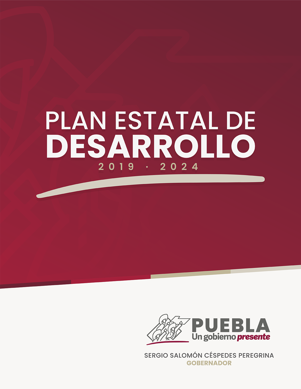 Portada del Plan Estatal de Desarrollo 2019-2024: Modificación y Adecuación