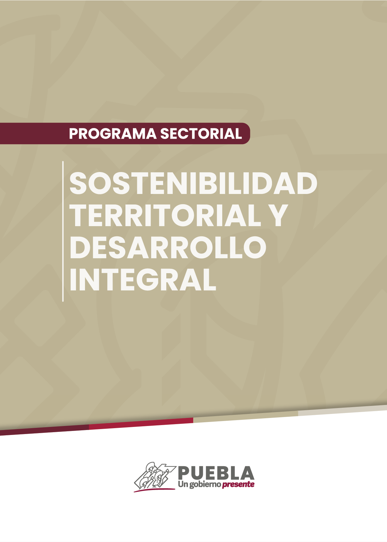 Portada del Programa Sectorial Sostenibilidad Territorial y Desarrollo Integral