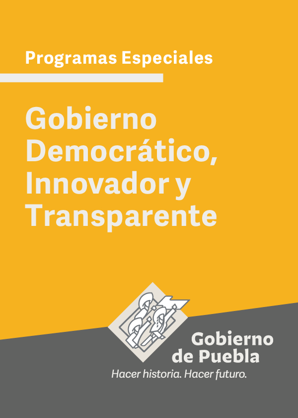 Programa Especial Gobierno Democrático, Innovador y Transparente