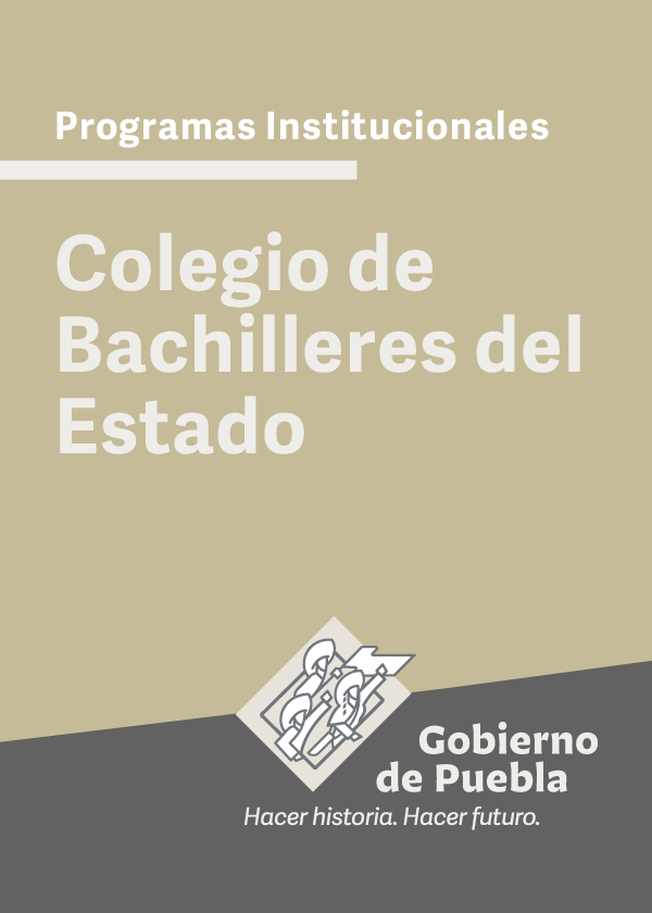 Programa Institucional Colegio de Bachilleres del Estado de Puebla