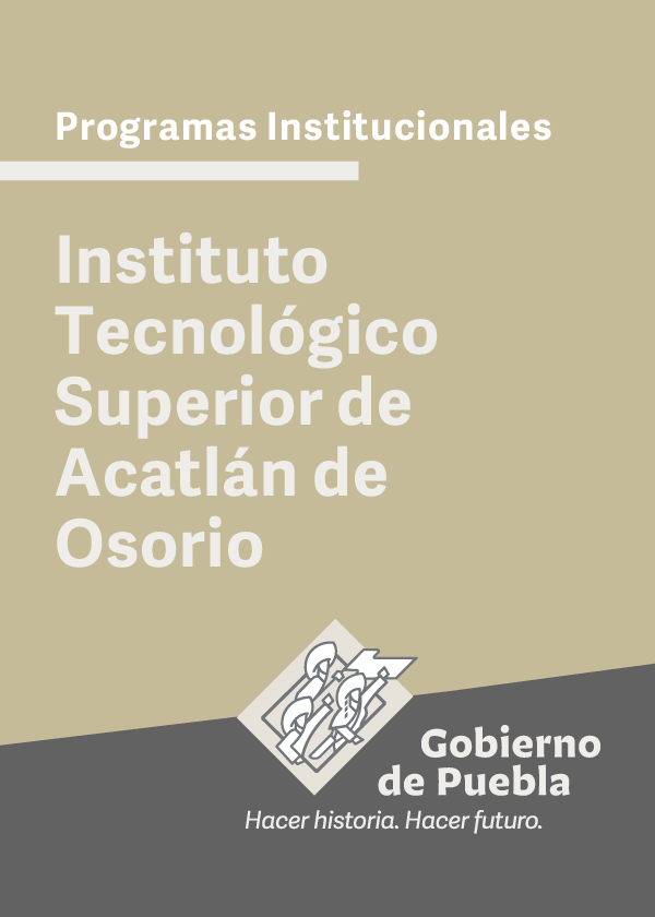 Programa Institucional Instituto Tecnológico Superior de Acatlán de Osorio