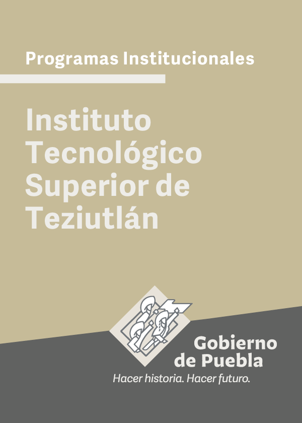 Programa Institucional Instituto Tecnológico Superior de Teziutlán