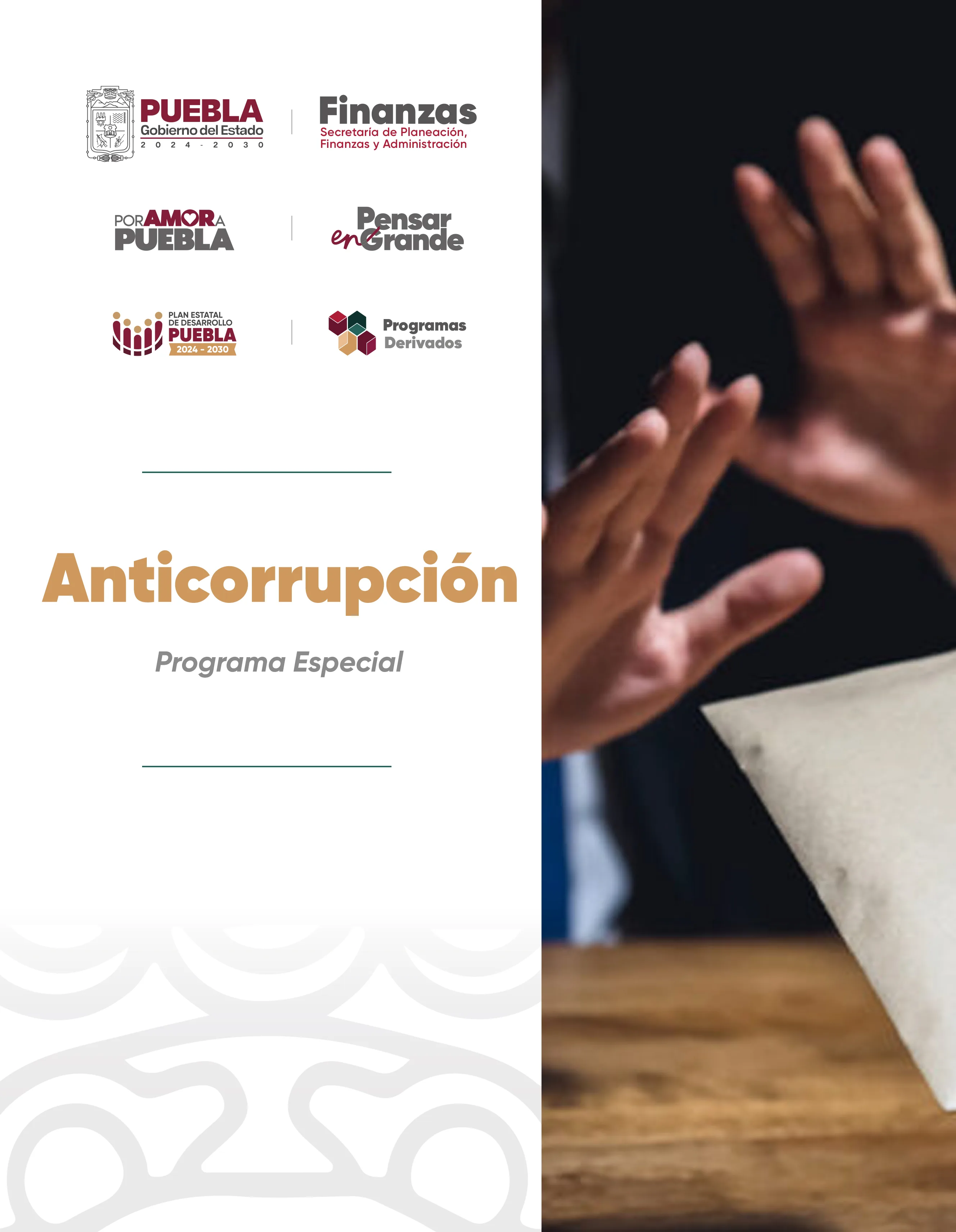 Portada de Programa Especial Anticorrupción