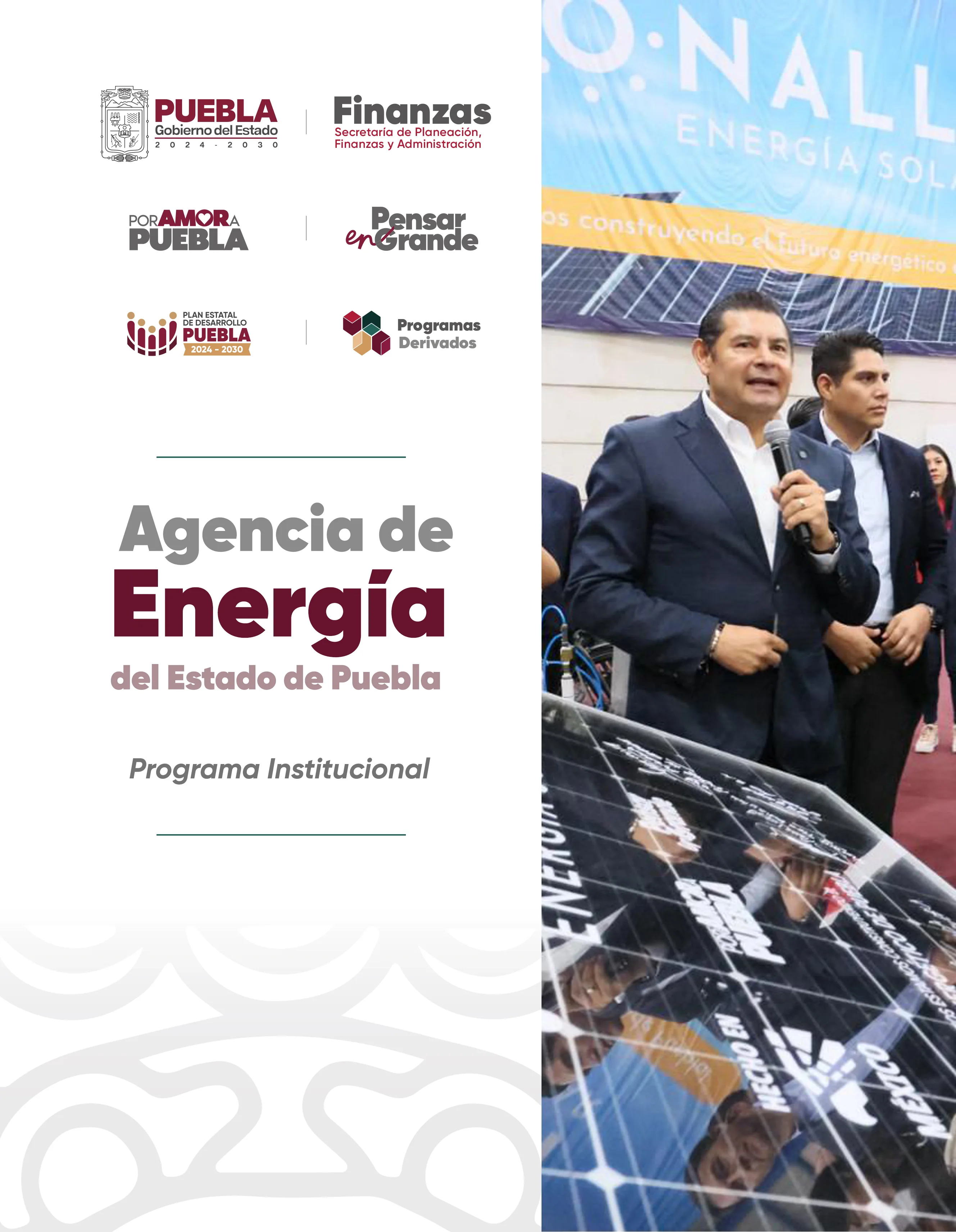 Portada de Programa Institucional Agencia de Energía del Estado de Puebla
