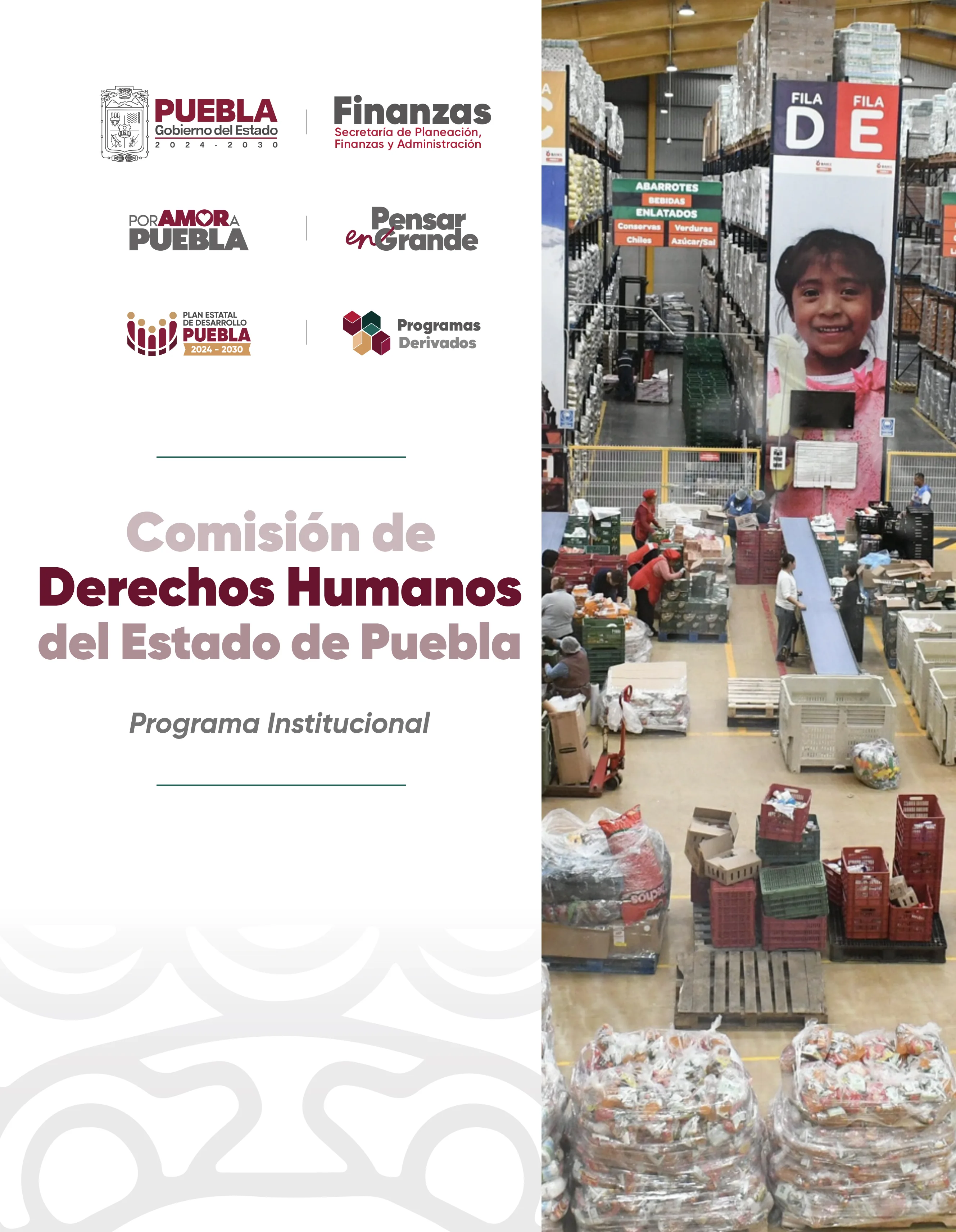 Portada de Programa Institucional Comisión Derechos Humanos del Estado de Puebla