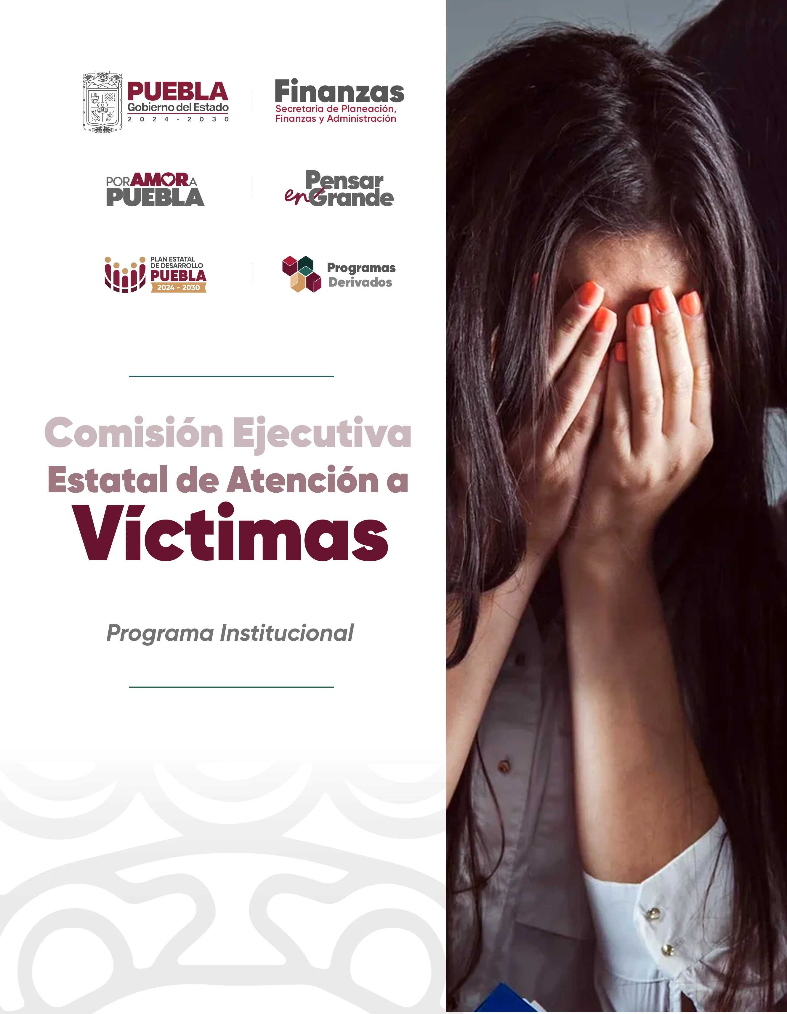Portada de Programa Institucional Comisión Ejecutiva Estatal de Atención a Victimas