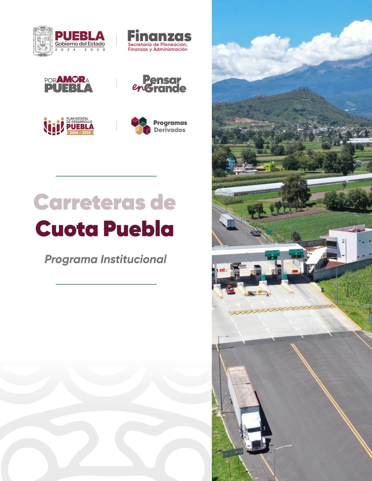 Portada de Programa Institucional de Carreteras de Cuota