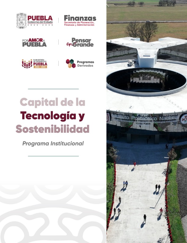 Portada de Programa Institucional de la Capital de la Tecnología y Sostenibilidad