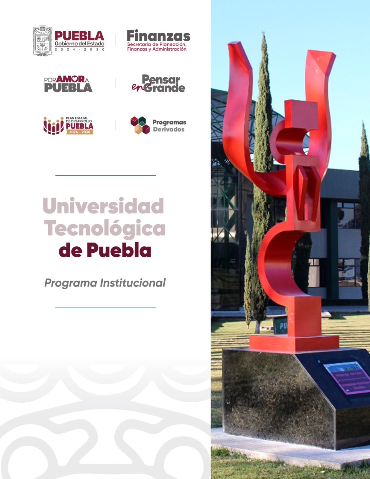 Portada de Programa Institucional de la Universidad Tecnológica de Puebla