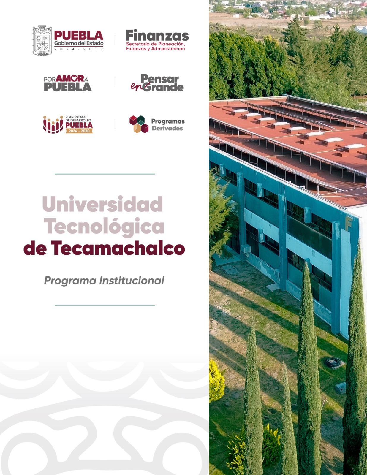 Portada de Programa Institucional de la Universidad Tecnológica de Tecamachalco