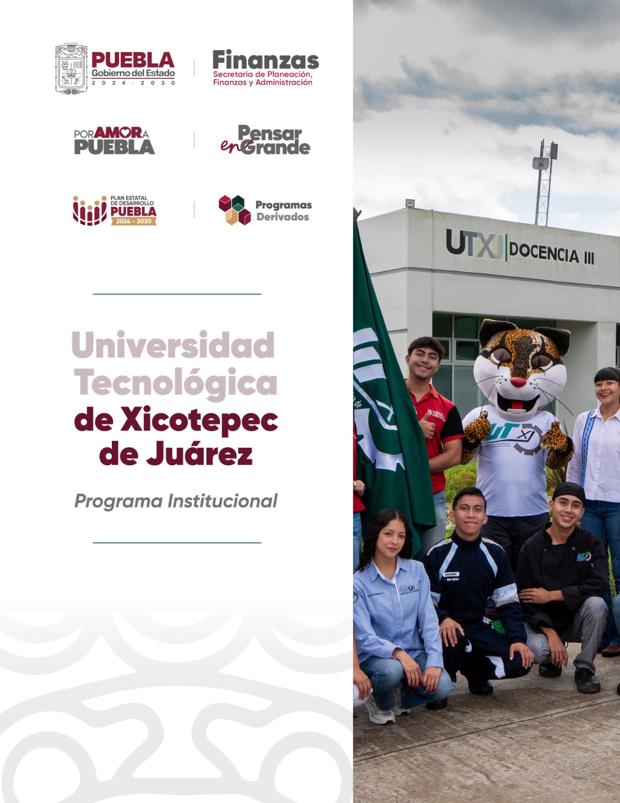 Portada de Programa Institucional de la Universidad Tecnológica de Xicotepec de Juárez