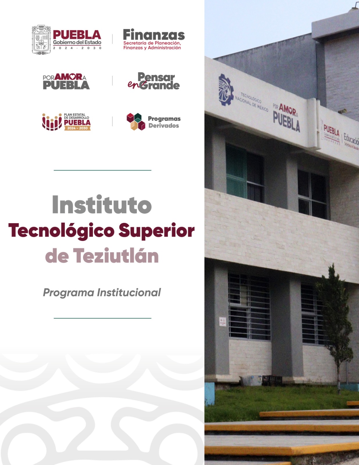 Portada de Programa Institucional del Instituto Tecnológico Superior de Teziutlán