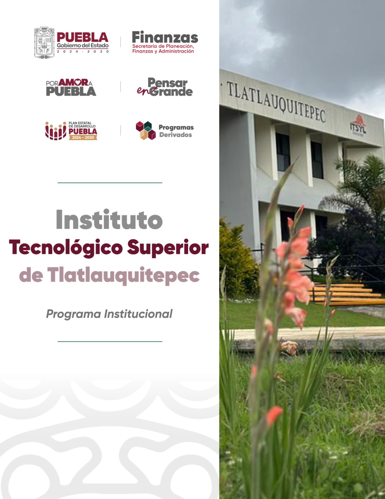 Portada de Programa Institucional del Instituto Tecnológico Superior de Tlatlauquitepec
