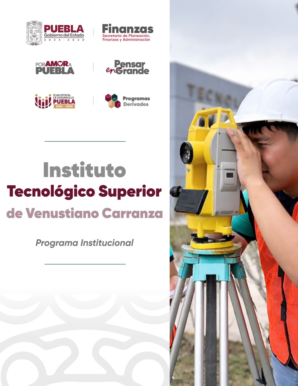 Portada de Programa Institucional del Instituto Tecnológico Superior de Venustiano Carranza