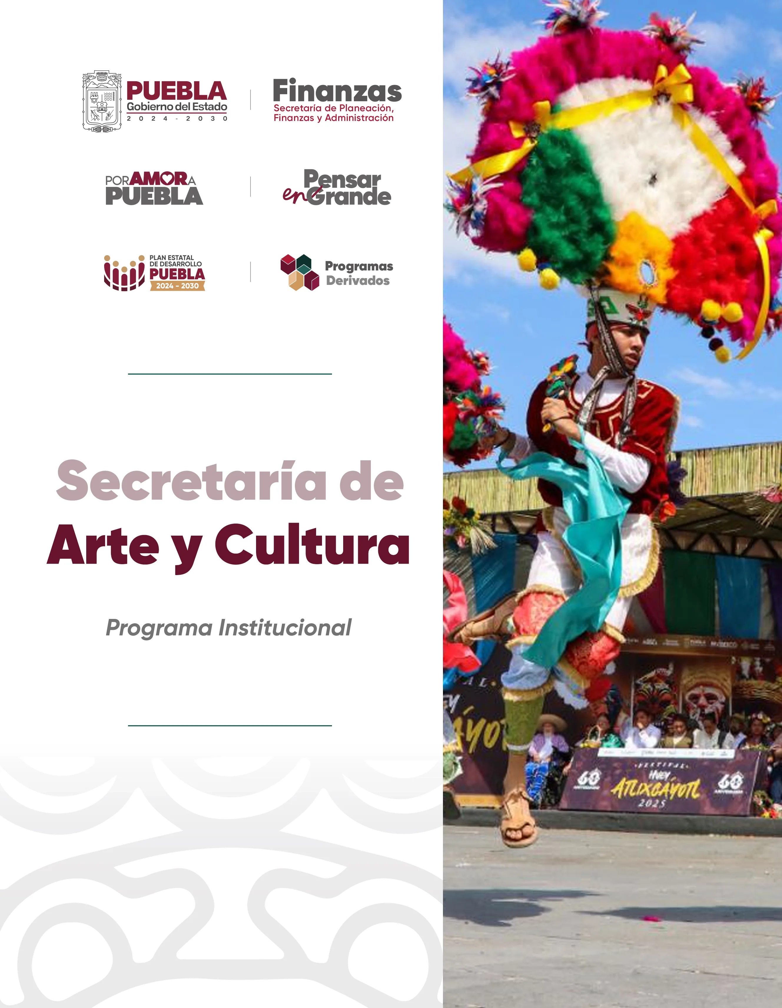 Portada de Programa Institucional Secretaria de Arte y Cultura