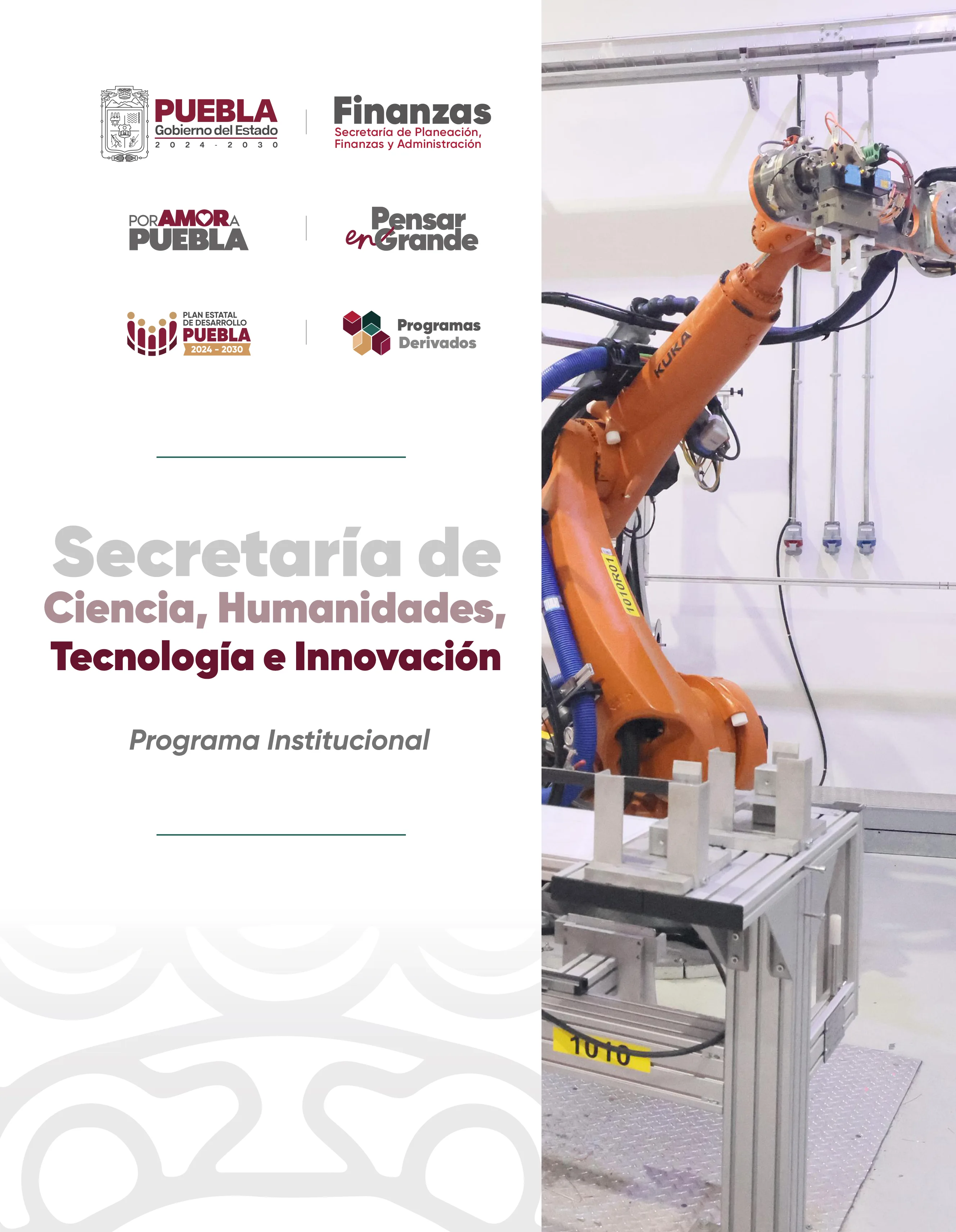 Portada de Programa Institucional Secretaría de Ciencia, Humanidades Tecnología e Innovación