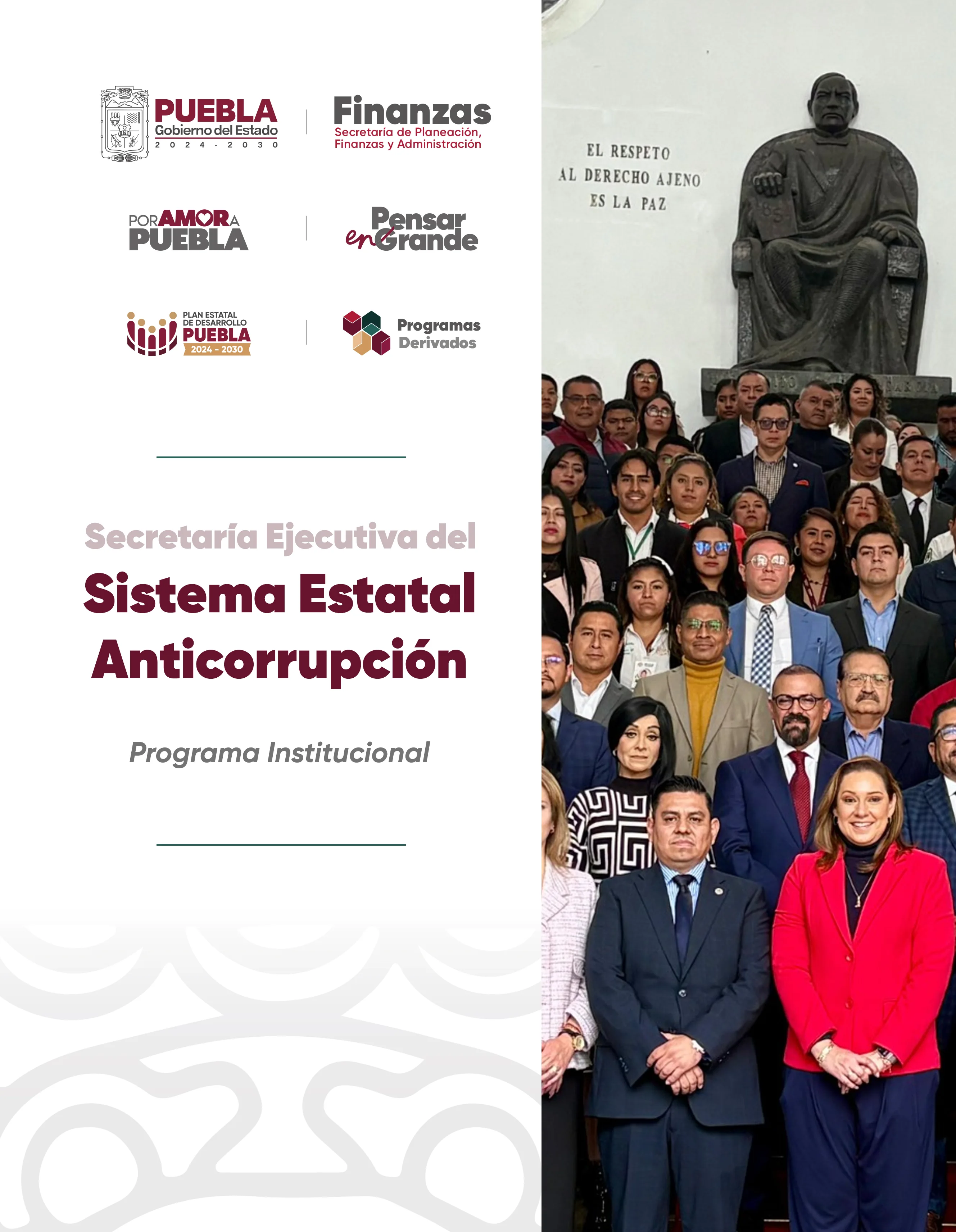 Portada de Programa Institucional Secretaría Ejecutiva del Sistema Estatal Anticorrupción