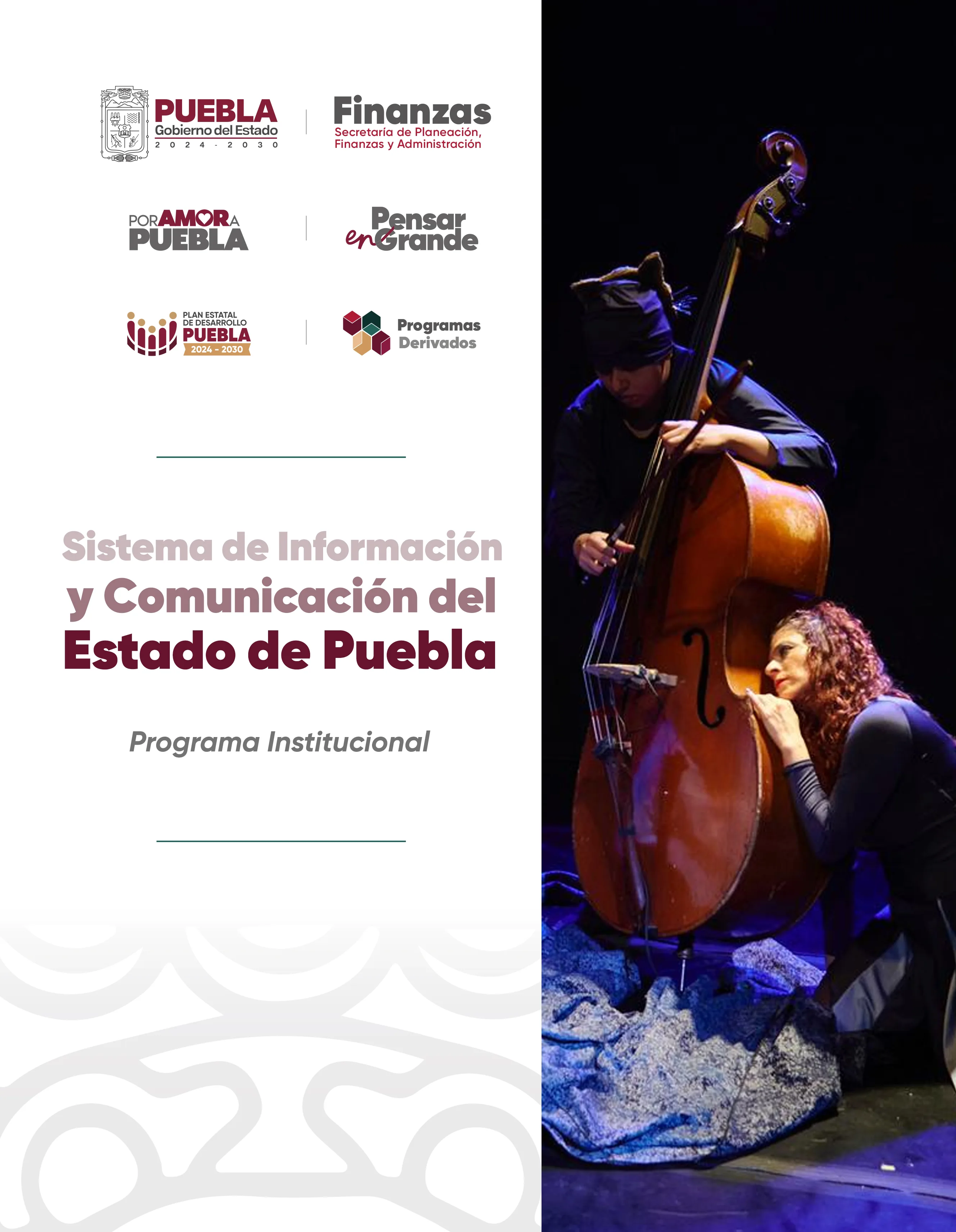Portada de Programa Institucional Sistema de Información y Comunicación del Estado de Puebla
