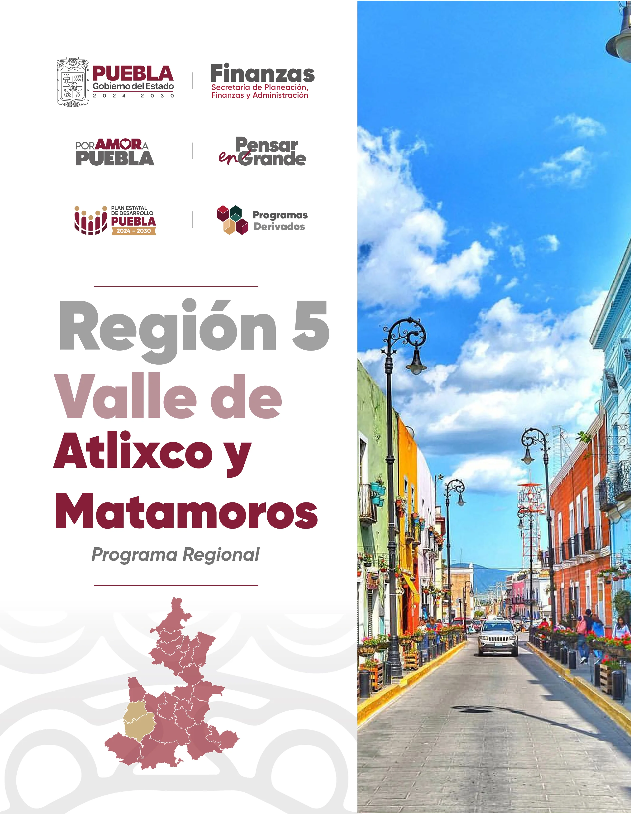 Portada de Programa Regional 5 Valle de Atlixco y Matamoros