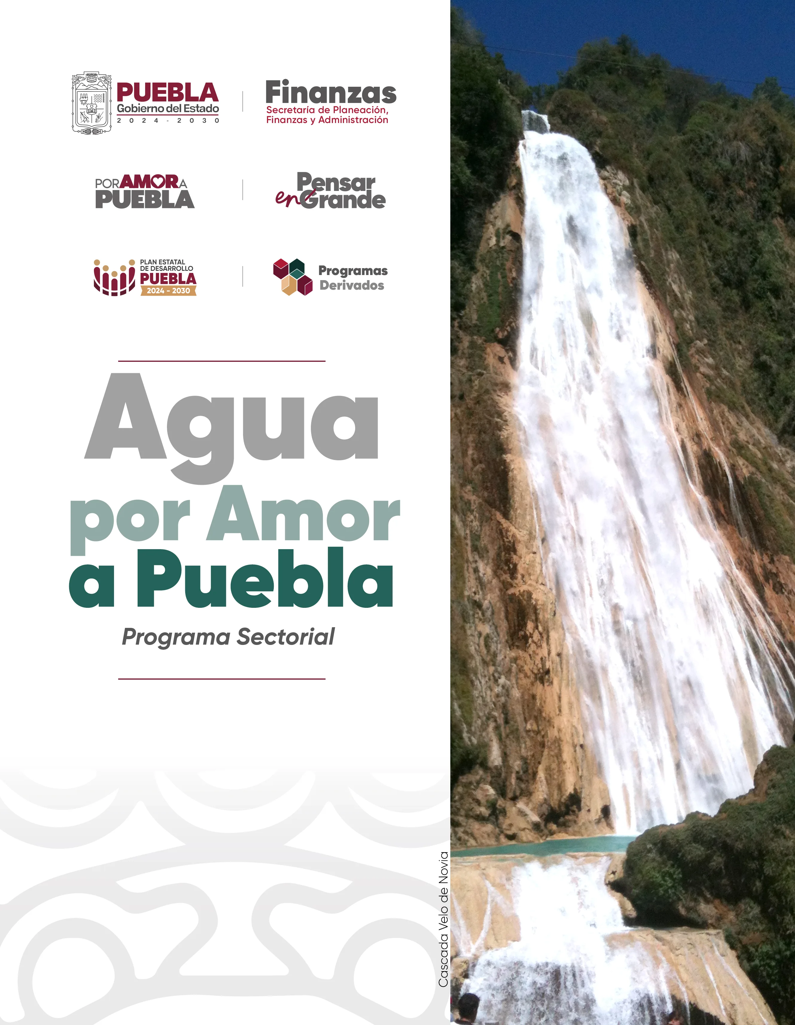 Portada de Programa Sectorial Agua por Amor a Puebla