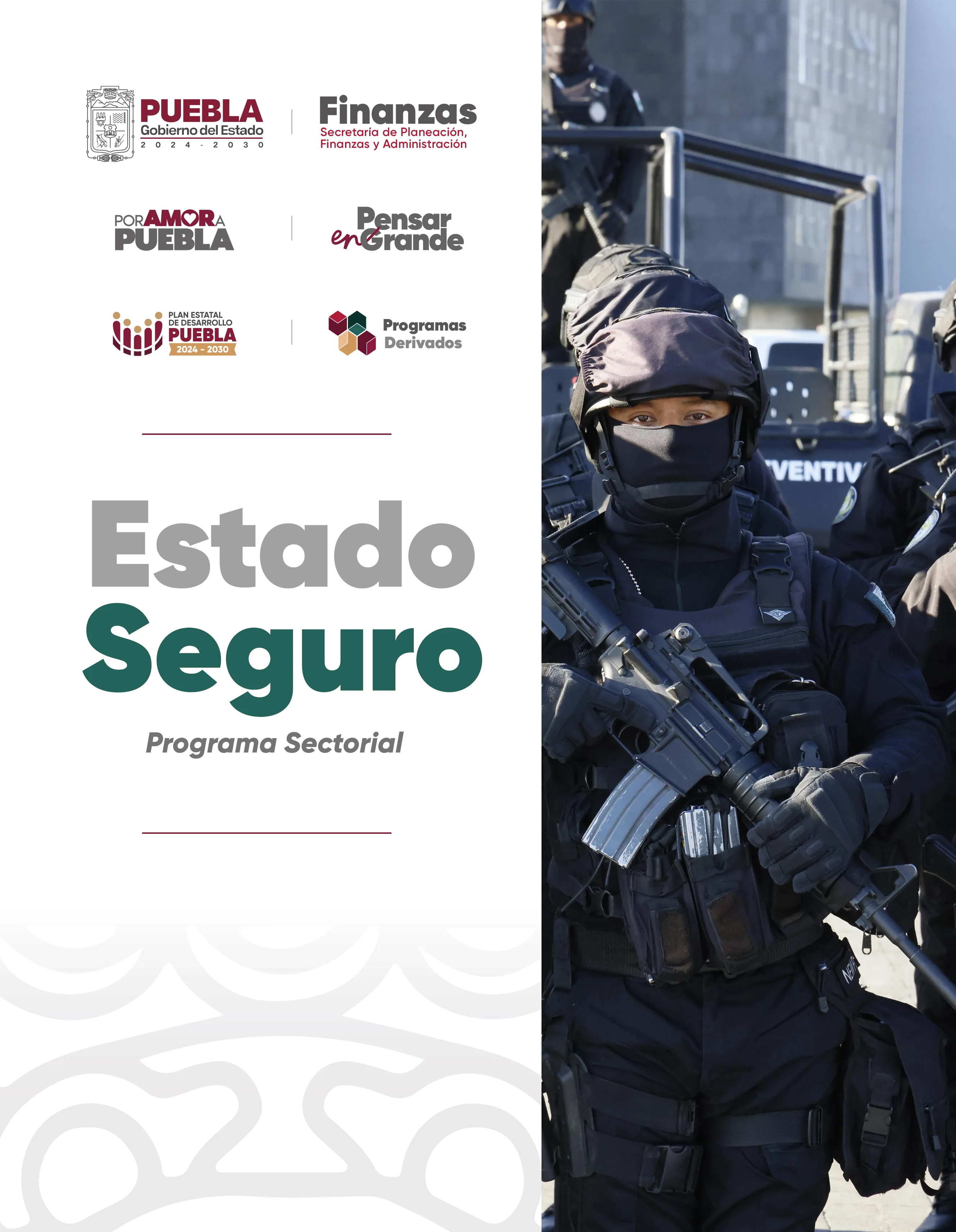Portada de Programa Sectorial Estado Seguro