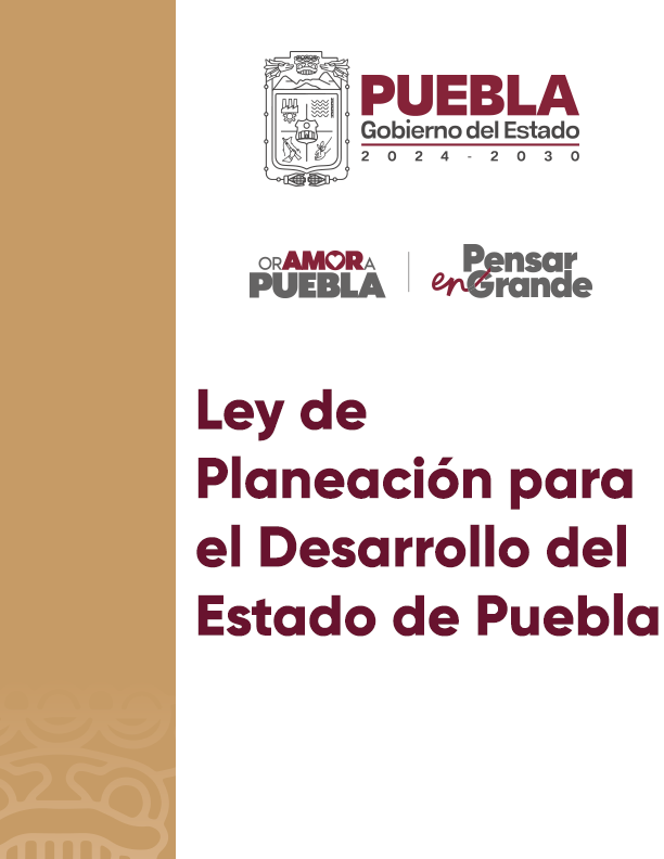 Portada de Documento Ley de Planeación para el Desarrollo del Estado de Puebla